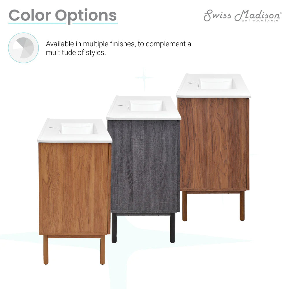 Classé 24" Bathroom Vanity in Dark Walnut