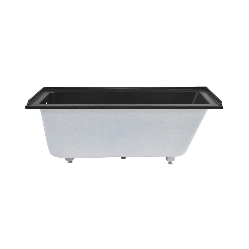 Voltaire 60" X 30" Right-Hand Drain Alcove Bathtub in Matte Black