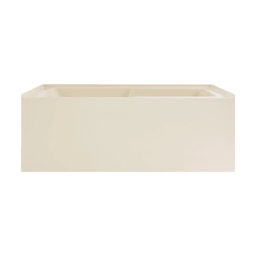 Voltaire 60" X 30" Right-Hand Drain Alcove Bathtub with Apron in Matte Black