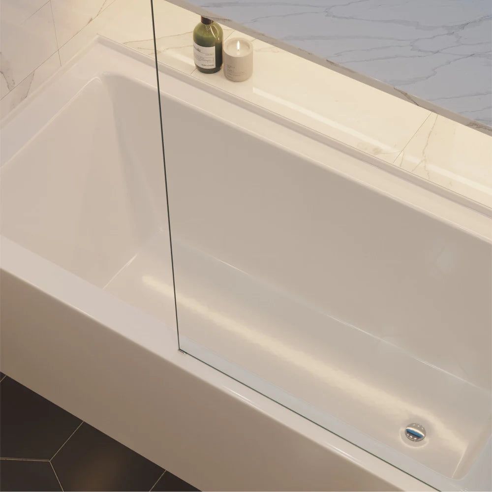 Voltaire 60" X 30" Right-Hand Drain Alcove Bathtub with Apron