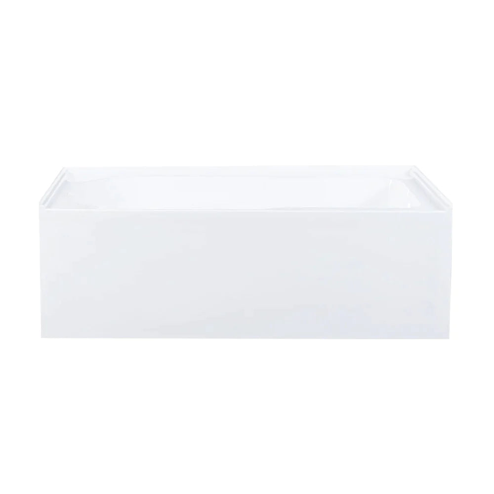 Voltaire 60" X 30" Right-Hand Drain Alcove Bathtub with Apron in Matte Black
