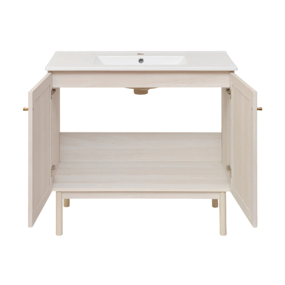 Classé 36" Bathroom Vanity in White Oak