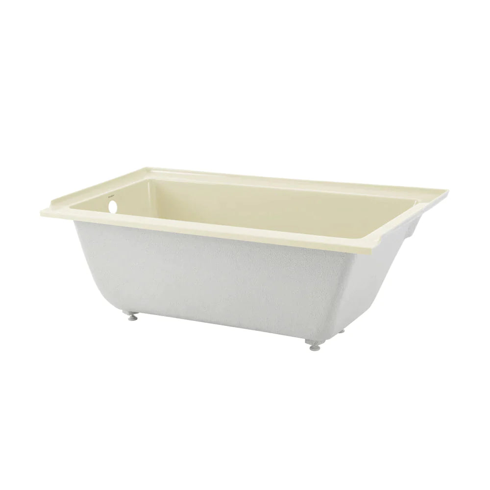 Voltaire 60" X 30" Right-Hand Drain Alcove Bathtub in Bisque