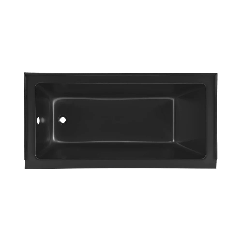 Voltaire 60" X 30" Right-Hand Drain Alcove Bathtub in Matte Black