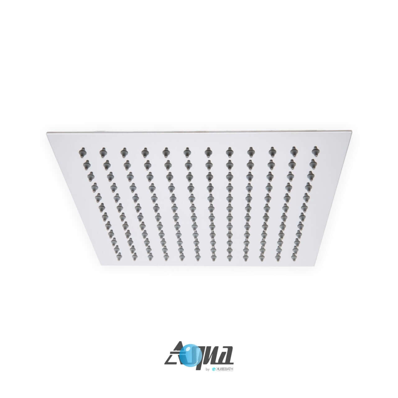 Aqua Piazza Brass Shower Set 12-inch Square Rain Shower Head, Modern Design, Luxury German Engineering by KubeBath