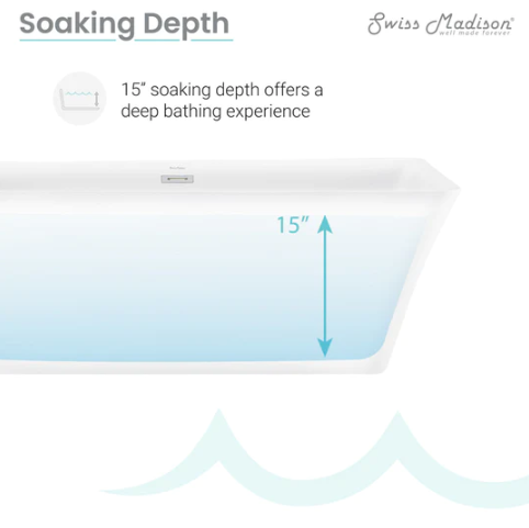 St. Tropez 67" Freestanding Bathtub