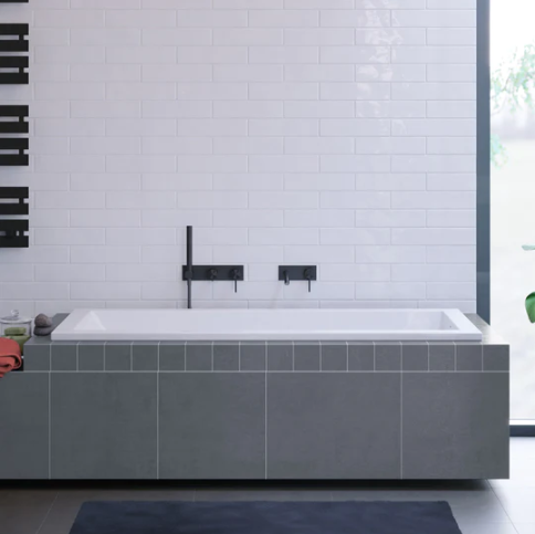 Voltaire 54" x 30" Reversible Drain Drop-In Bathtub