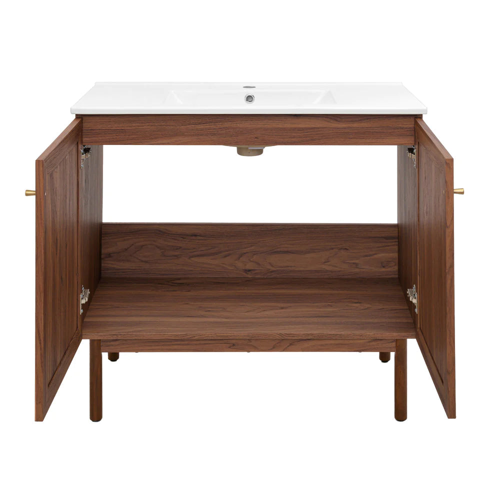 Classé 36" Bathroom Vanity in Dark Walnut