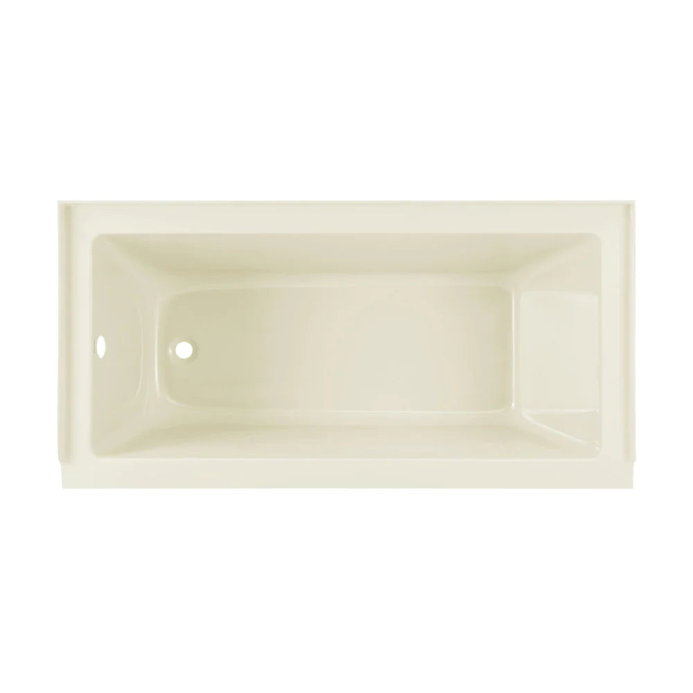 Voltaire 60" X 30" Left-Hand Drain Alcove Bathtub in Bisque