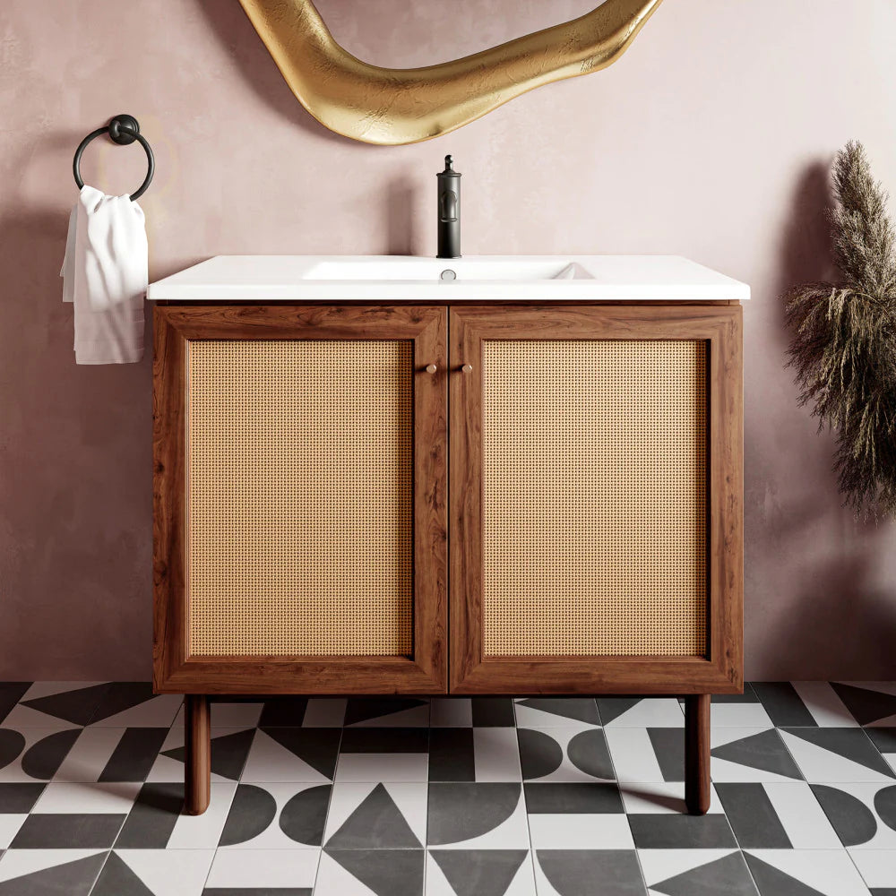 Classé 36" Bathroom Vanity in Dark Walnut