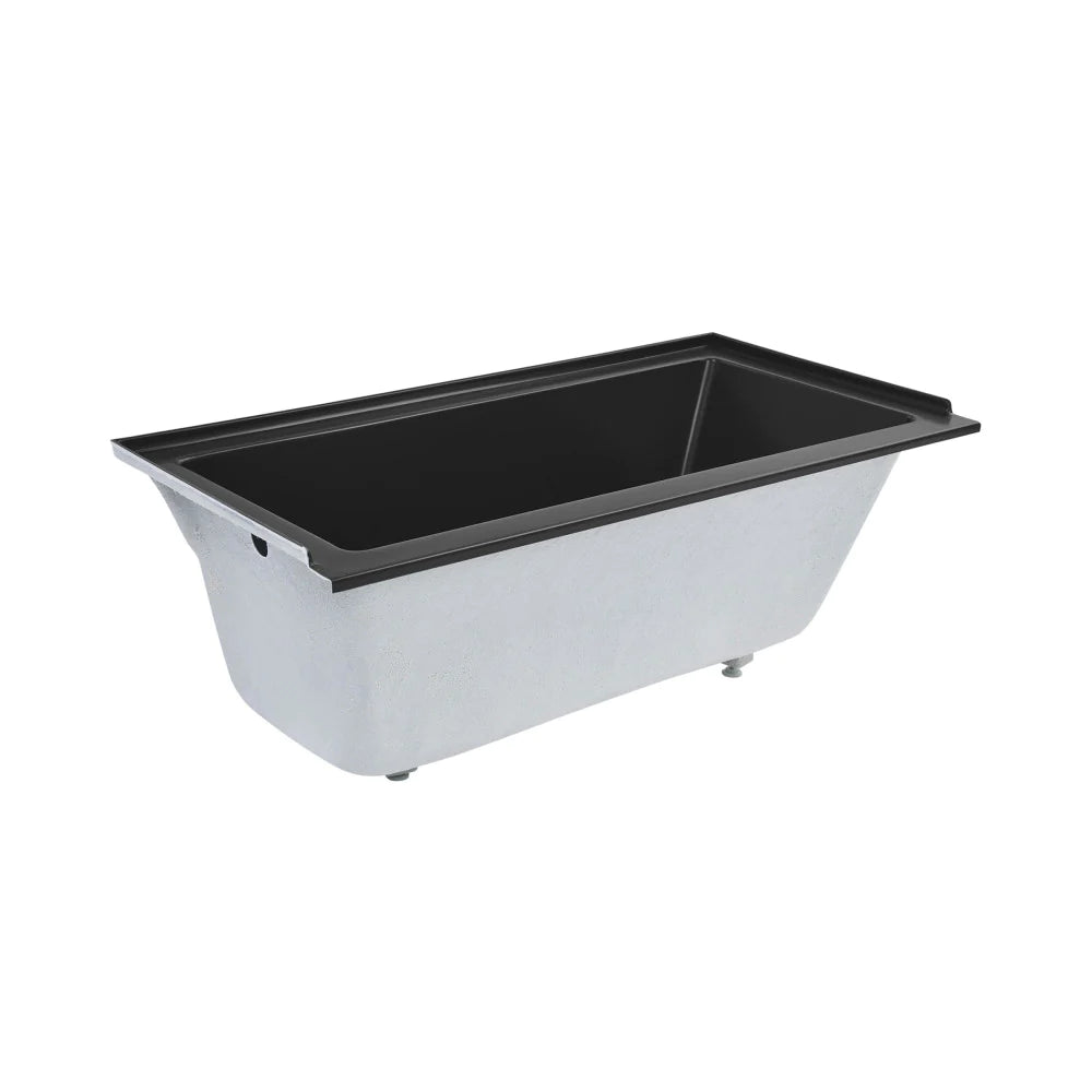 Voltaire 60" X 30" Right-Hand Drain Alcove Bathtub in Matte Black
