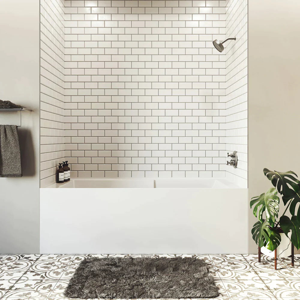 Voltaire 72" x 36" Right-Hand Drain Alcove Bathtub with Apron