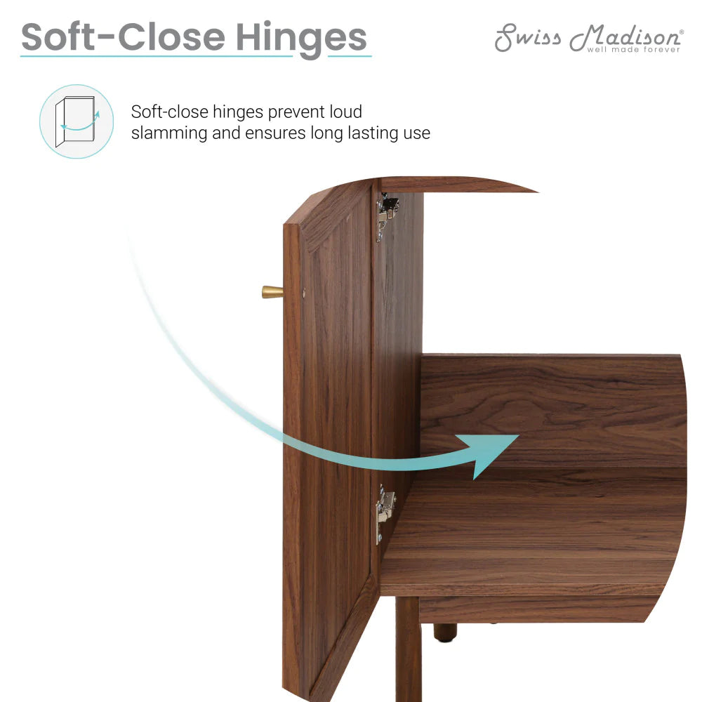 Classé 36" Bathroom Vanity in Dark Walnut