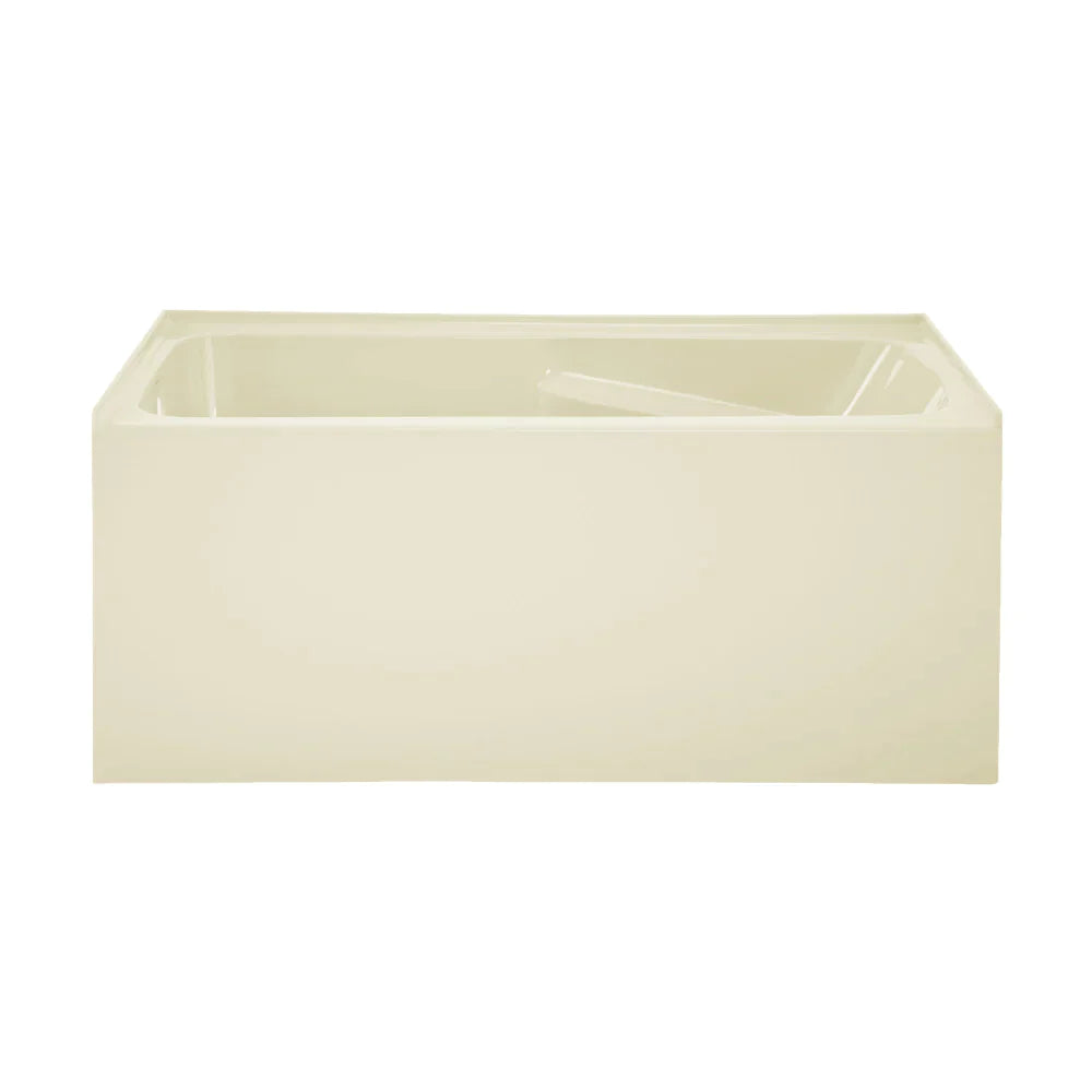 Voltaire 54" X 30" Right-Hand Drain Alcove Bathtub with Apron in Bisque