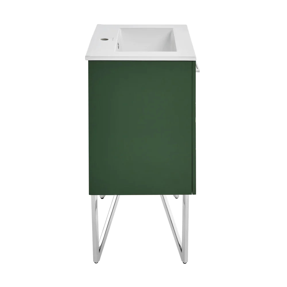 Annecy 24" Bathroom Vanity in Atlas Green