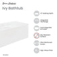 Ivy 48'' x 32" Bathtub with Apron Left Hand Drain in White