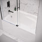 Voltaire 48 x 30" Left-Hand Drain Alcove Integrated Armrest Bathtub with Apron