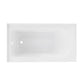 Ivy 48'' x 32" Bathtub with Apron Left Hand Drain in White