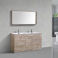 Milano 48" Single Sink Nature Wood Modern Bathroom Vanity
