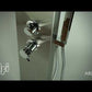 ALFI brand ABSP20 Modern Stainless Steel Shower Panel with 2 Body Sprays